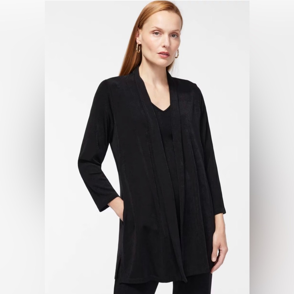 Chico’s Traveler’s Collection Cardigan with matching Tank Sz 3 (XL)